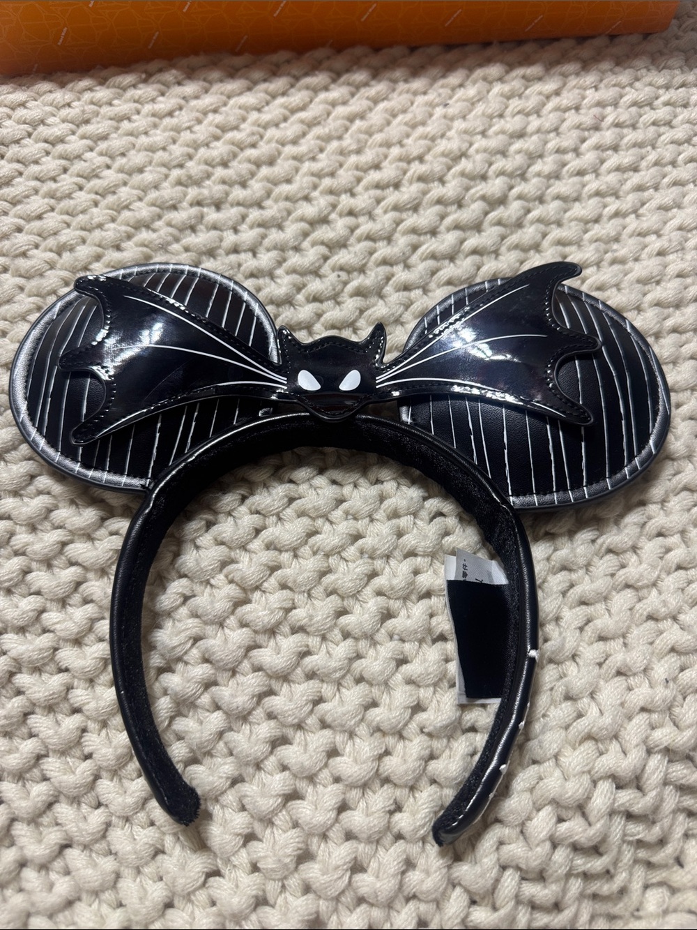 Disney Black & White Nightmare Before Christmas Mouse Ear Headband